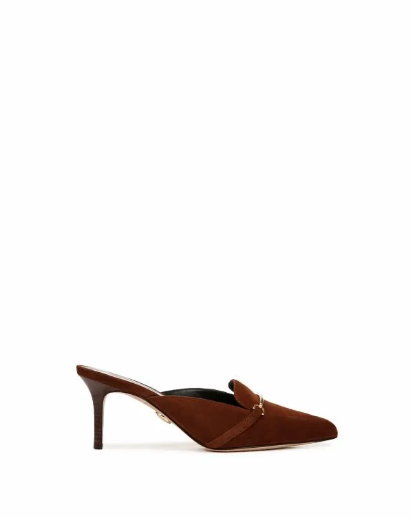 Leslie Suede Mule Cedar Women Veronica Beard Shoes Leslie Suede Mule Cedar Women Veronica Beard Shoes