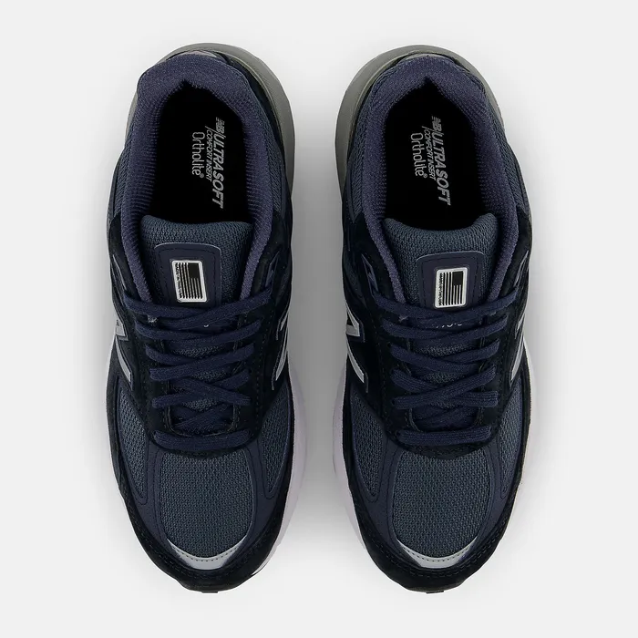 Lifestyle MADE in USA 990v5 Core Navy with Silver New Balance Women Lifestyle MADE in USA 990v5 Core Navy with Silver New Balance Women