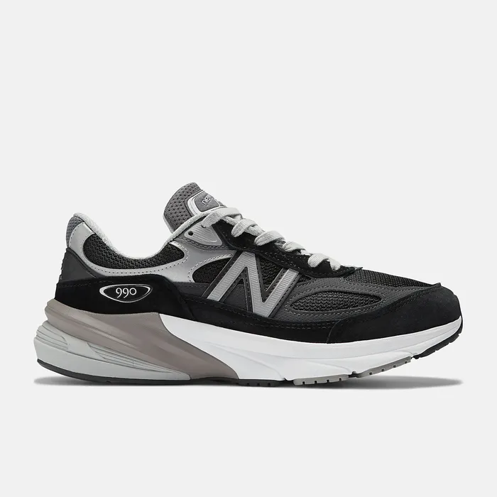 Lifestyle Women New Balance Made in USA 990v6 Black with White