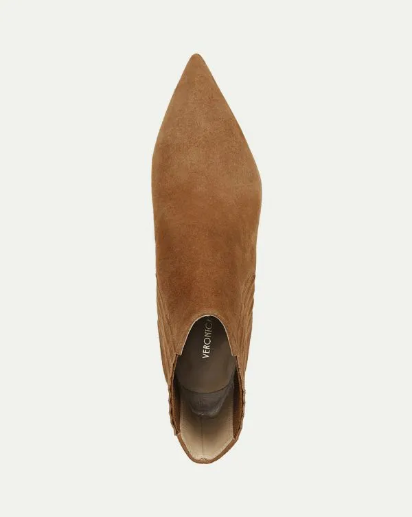 Lisa Suede MidHeel Bootie Hazelwood Women Veronica Beard Shoes