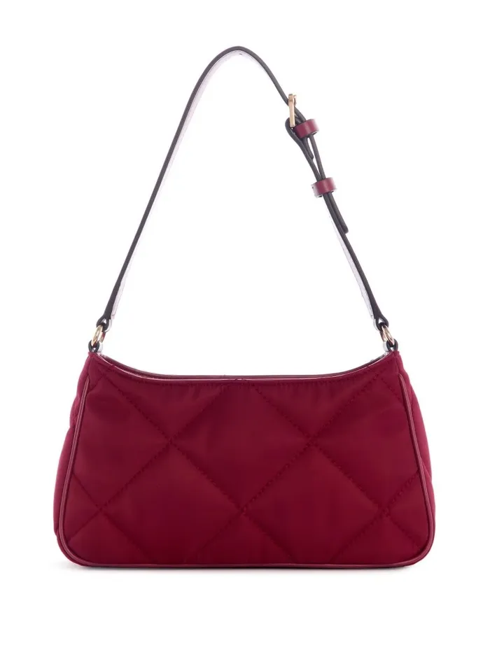 Little Bay Quilted Shoulder Bag Red Women Handbags GUESS Little Bay Quilted Shoulder Bag Red Women Handbags GUESS