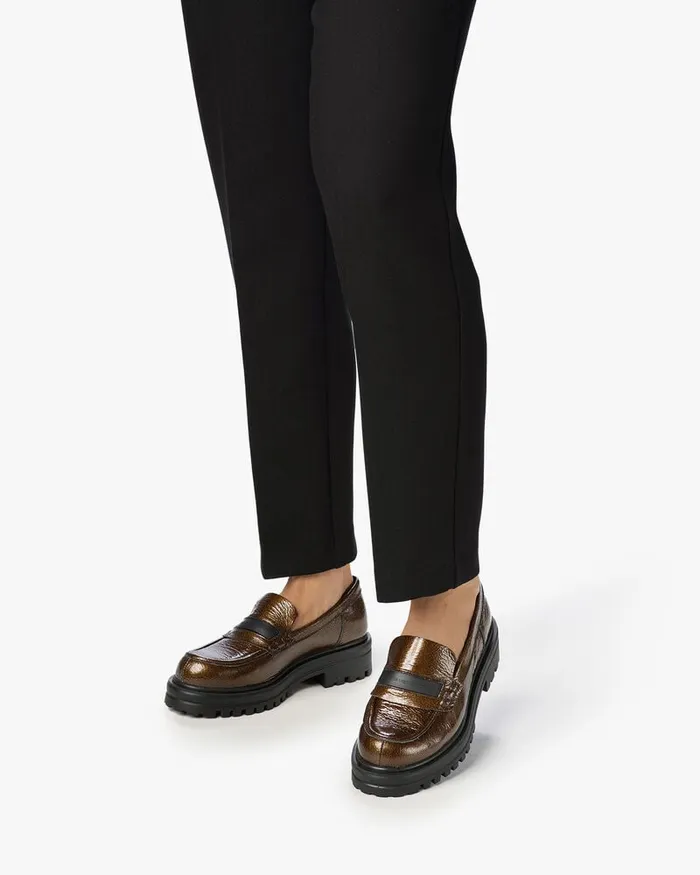 Loafers Women Floris Van Bommel Wonki 0503 Patent Leather
