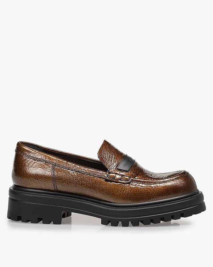 Loafers Women Floris Van Bommel Wonki 0503 Patent Leather