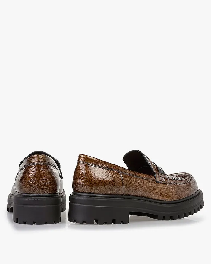 Loafers Women Floris Van Bommel Wonki 0503 Patent Leather
