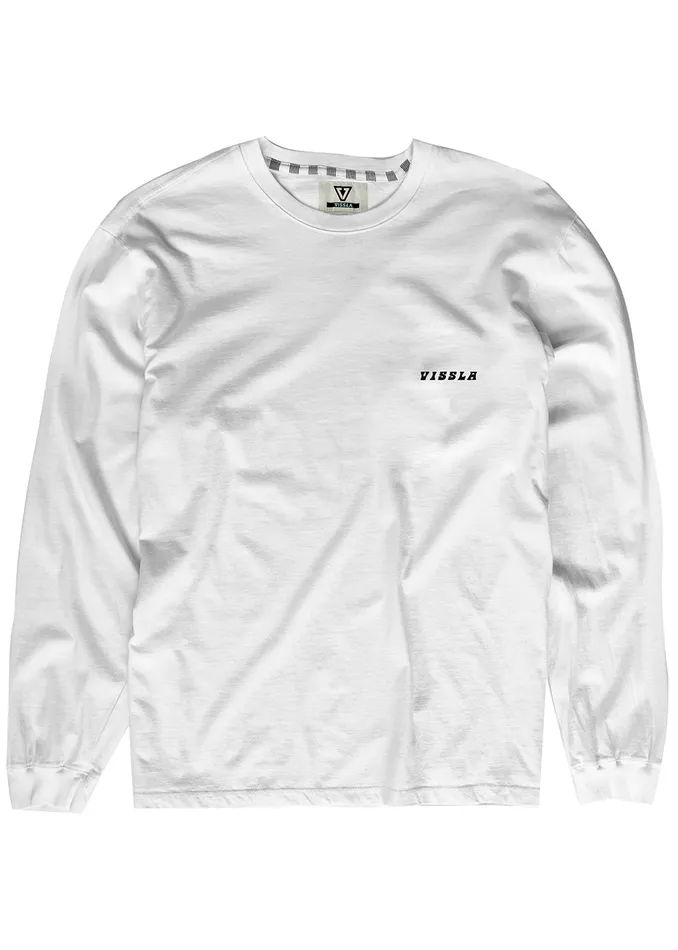 Long Sleeve Tees Portals Ls Tee White 8211 Vissla Men