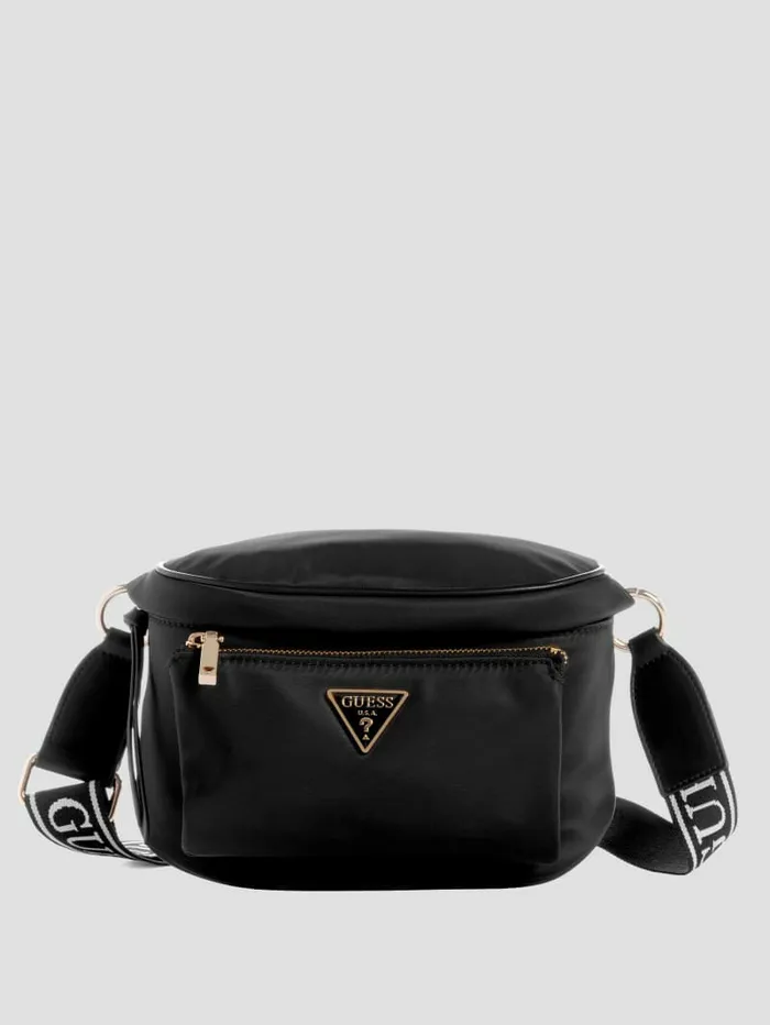 Luggage and Travel Bags Power Play Mini Sling Bag Black 8211 GUESS WomenMen