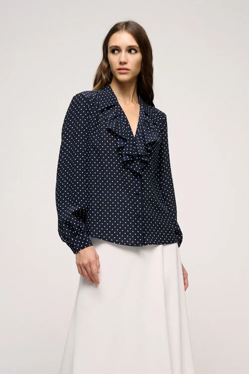 Luisa Spagnoli Blouses and Shirts Women Birillo Birillo BlueCream