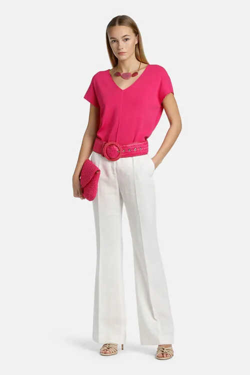 Luisa Spagnoli Caracalla Caracalla Bluette Women Tops and TShirts Luisa Spagnoli Caracalla Caracalla Bluette Women Tops and TShirts