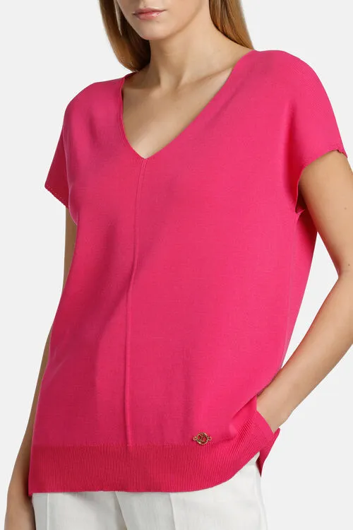 Luisa Spagnoli Caracalla Caracalla Bluette Women Tops and TShirts Luisa Spagnoli Caracalla Caracalla Bluette Women Tops and TShirts