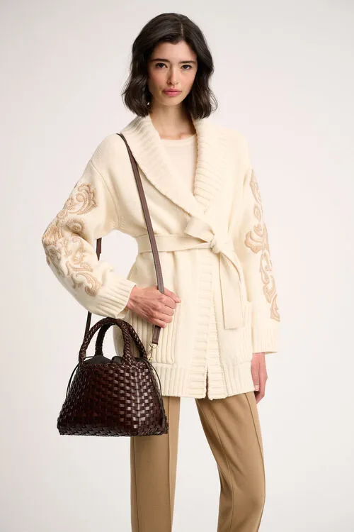 Luisa Spagnoli Crossbody bags Women Iasonia Iasonia BrownGold Luisa Spagnoli Crossbody bags Women Iasonia Iasonia BrownGold
