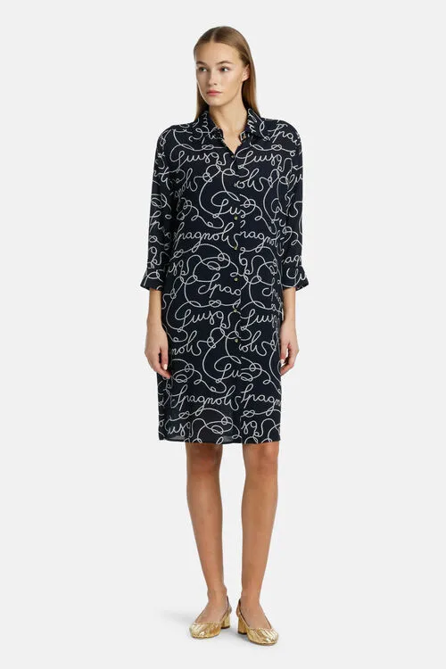 Luisa Spagnoli Portavoce Portavoce Blue Women Dresses and Jumpsuits