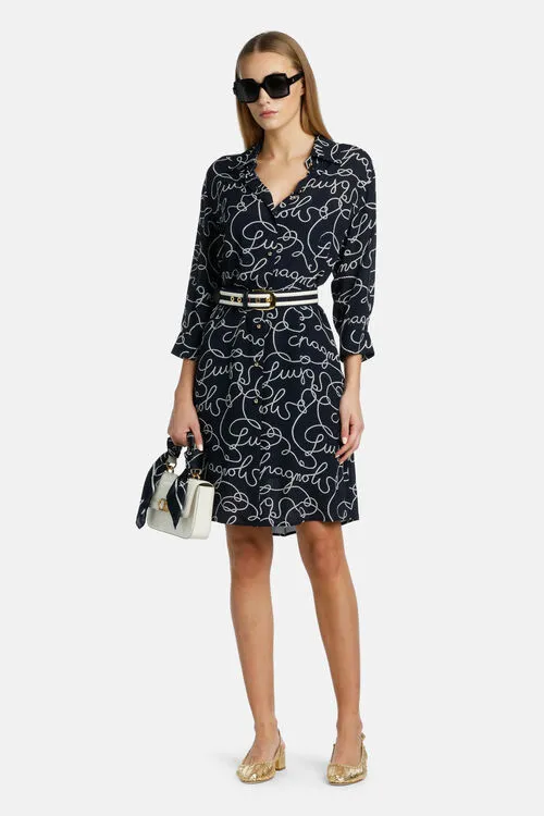 Luisa Spagnoli Portavoce Portavoce Blue Women Dresses and Jumpsuits Luisa Spagnoli Portavoce Portavoce Blue Women Dresses and Jumpsuits