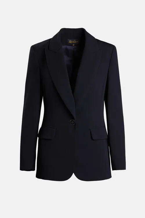 Luisa Spagnoli Verissimo Verissimo Blue Women Jackets and Blazers Luisa Spagnoli Verissimo Verissimo Blue Women Jackets and Blazers