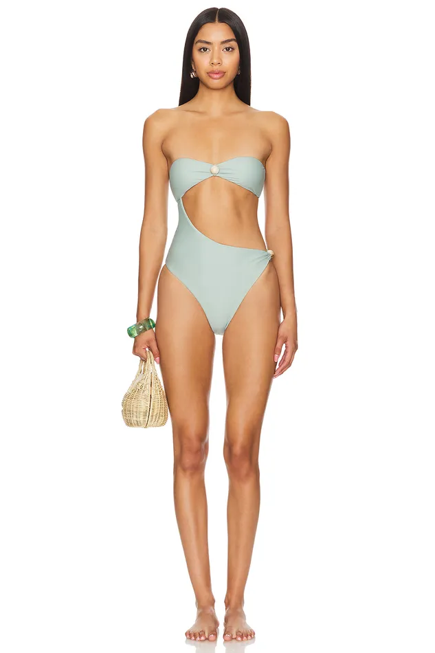 Marissa One Piece Soft Aqua Women Lovers and Friends Swimsuits and CoverUps