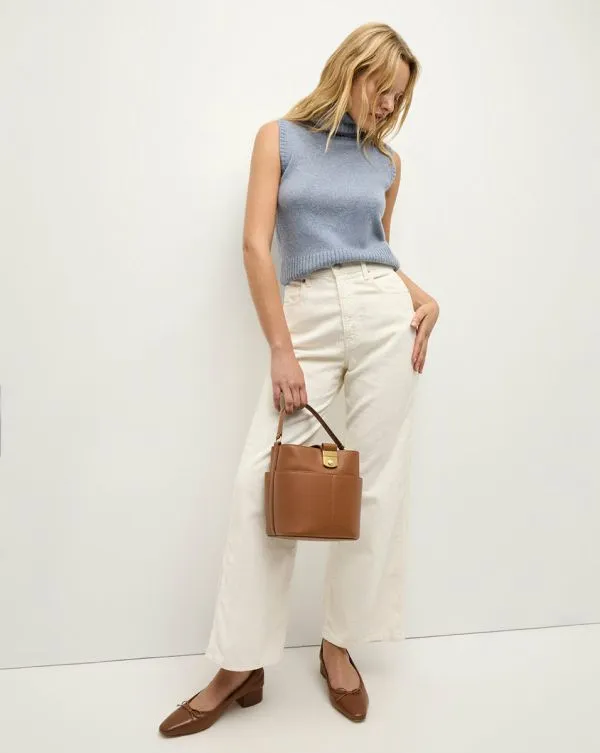 Mazzy Cashmere Turtleneck Smoke Blue Women Veronica Beard Sweaters Mazzy Cashmere Turtleneck Smoke Blue Women Veronica Beard Sweaters