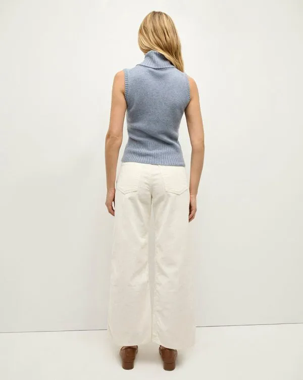 Mazzy Cashmere Turtleneck Smoke Blue Women Veronica Beard Sweaters Mazzy Cashmere Turtleneck Smoke Blue Women Veronica Beard Sweaters