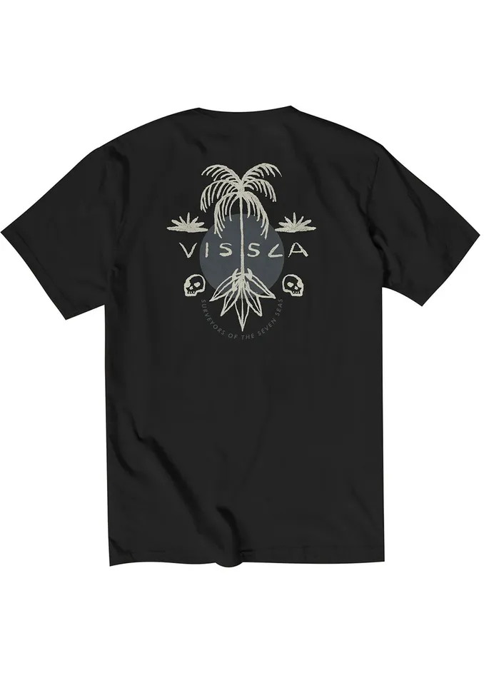 Men Above And Below Organic Tee Phantom Premium Tees Vissla