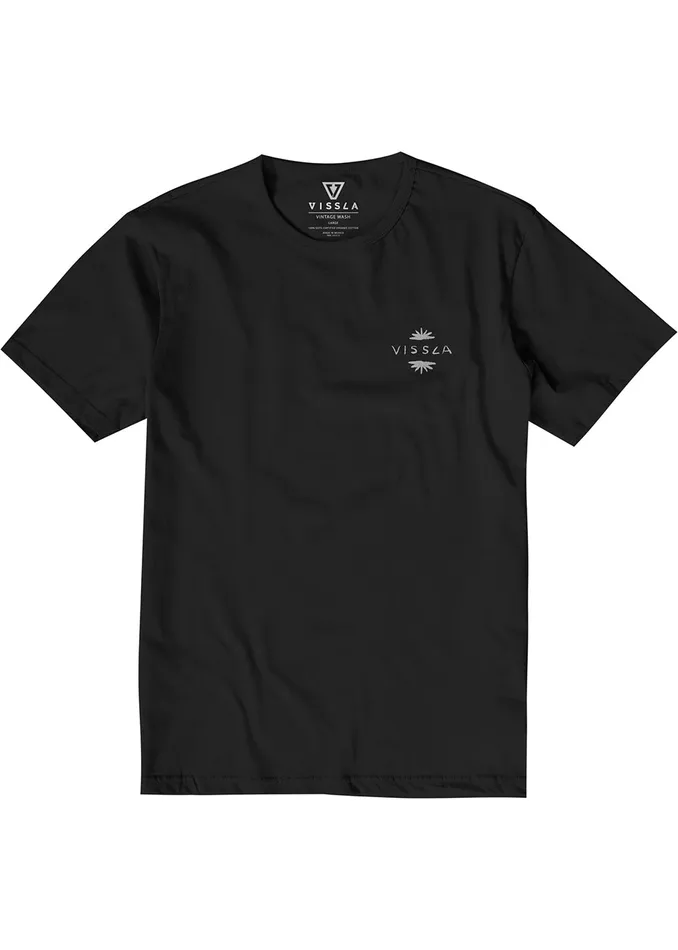 Men Above And Below Organic Tee Phantom Premium Tees Vissla