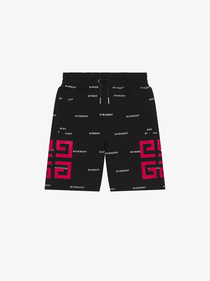 Men Baby 1 Month To 3 Years Givenchy GIVENCHY 4G Bermuda Shorts In Fleece Black Men Baby 1 Month To 3 Years Givenchy GIVENCHY 4G Bermuda Shorts In Fleece Black