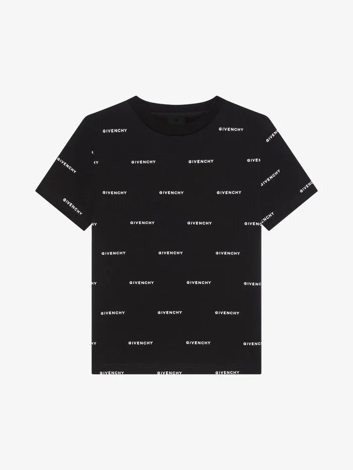 Men Baby 1 Month To 3 Years Givenchy GIVENCHY 4G Tshirt In Cotton Black