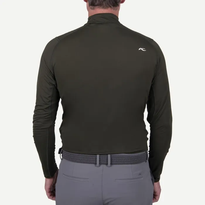 Men Baselayer Turtleneck Dark Olive KJUS Midlayers and Sweaters