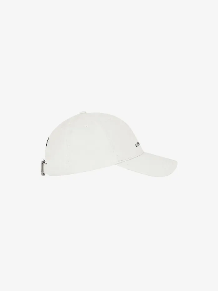 Men Beanies and Caps Givenchy GIVENCHY 4G Embroidered Cap In Cotton White Men Beanies and Caps Givenchy GIVENCHY 4G Embroidered Cap In Cotton White