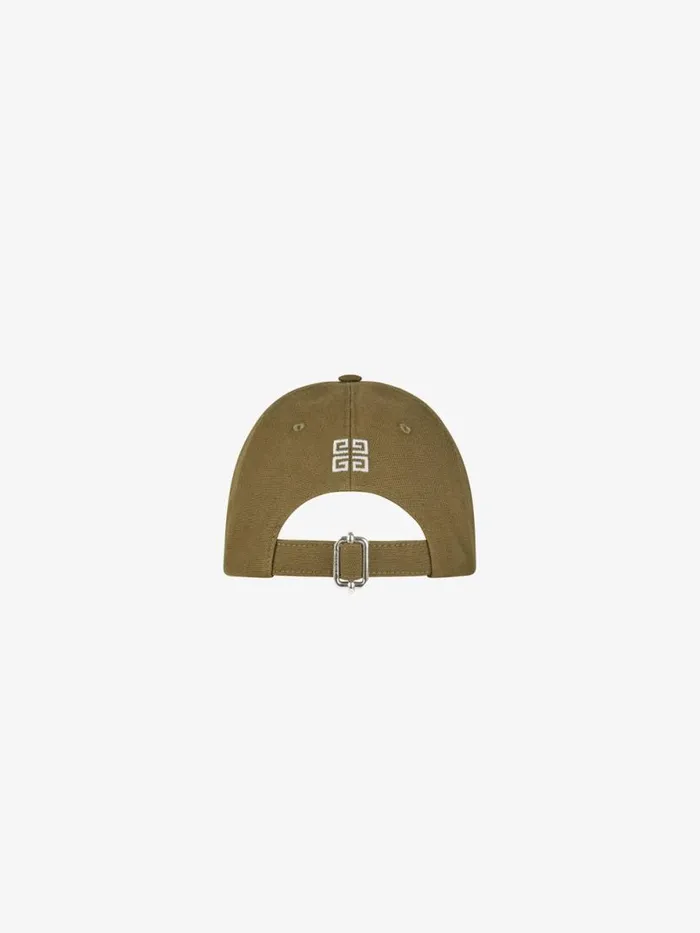 Men Beanies and Caps Givenchy GIVENCHY Embroidered Cap In Rip And Repair Cotton Dark Khaki Men Beanies and Caps Givenchy GIVENCHY Embroidered Cap In Rip And Repair Cotton Dark Khaki
