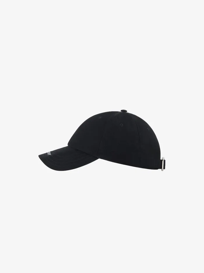 Men Beanies and Caps Givenchy GIVENCHY Embroidered Cap In Twill Black Men Beanies and Caps Givenchy GIVENCHY Embroidered Cap In Twill Black