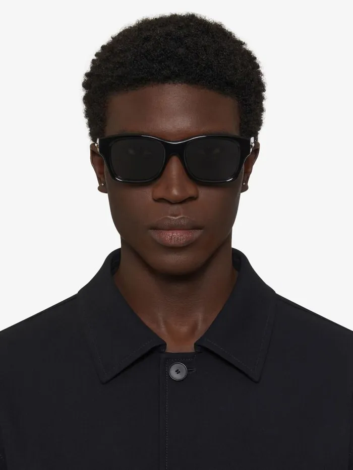 Men Beanies and Caps Givenchy GV One Sunglasses In Acetate Black Men Beanies and Caps Givenchy GV One Sunglasses In Acetate Black