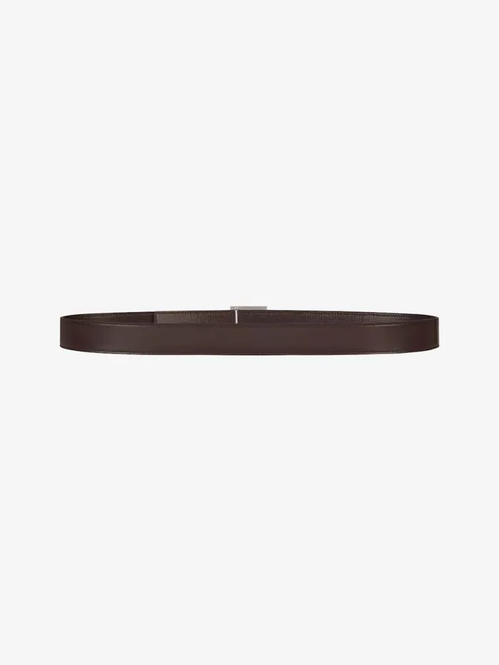 Men Belts Givenchy 4G Reversible Belt In 4G Classic Leather Dark Brown Men Belts Givenchy 4G Reversible Belt In 4G Classic Leather Dark Brown