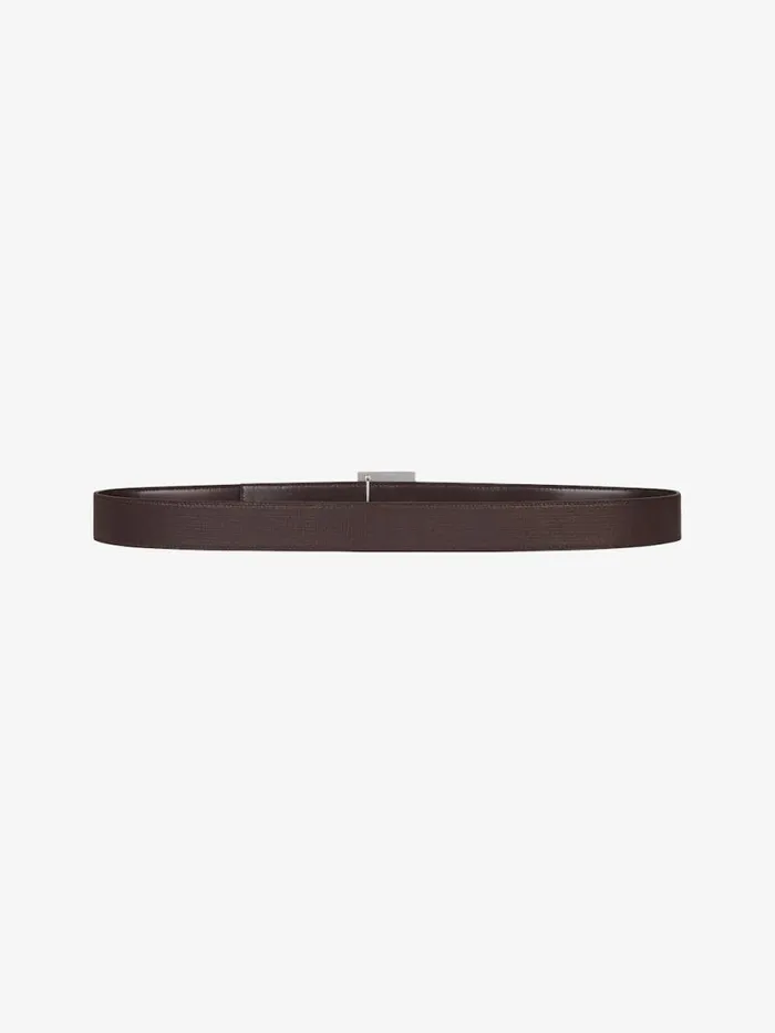 Men Belts Givenchy 4G Reversible Belt In 4G Classic Leather Dark Brown Men Belts Givenchy 4G Reversible Belt In 4G Classic Leather Dark Brown