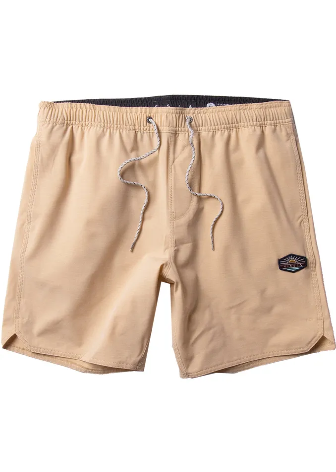 Men Boardshorts Vissla Solid Sets 1758243 Ecolastic Boardshort Golden Hour