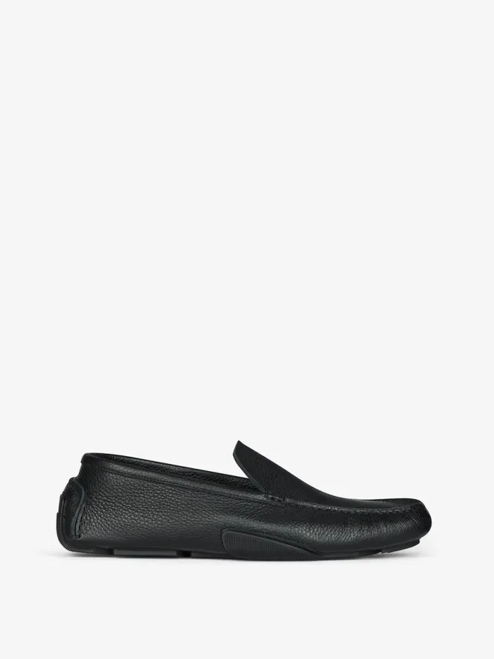 Men Boots and Loafers Givenchy Mr G Driver Loafers In Leather Black
