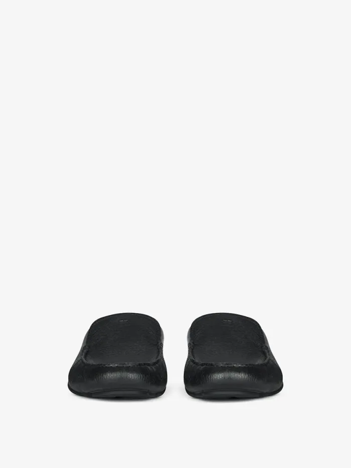 Men Boots and Loafers Givenchy Mr G Driver Loafers In Leather Black Men Boots and Loafers Givenchy Mr G Driver Loafers In Leather Black