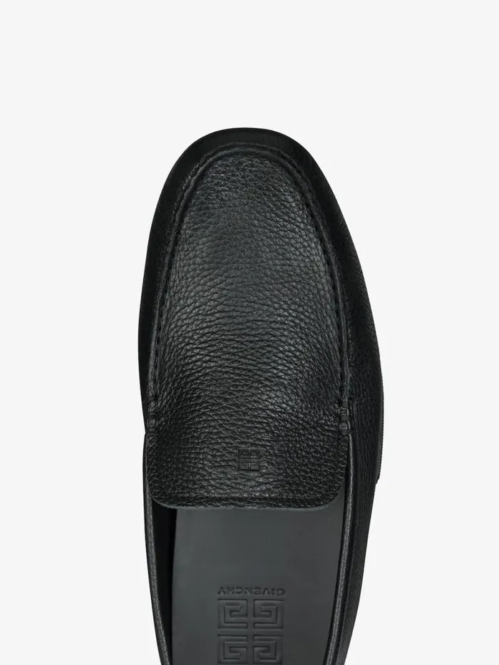 Men Boots and Loafers Givenchy Mr G Driver Loafers In Leather Black Men Boots and Loafers Givenchy Mr G Driver Loafers In Leather Black