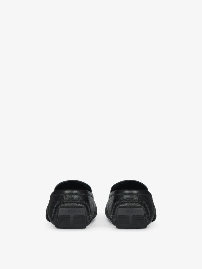 Men Boots and Loafers Givenchy Mr G Driver Loafers In Leather Black Men Boots and Loafers Givenchy Mr G Driver Loafers In Leather Black