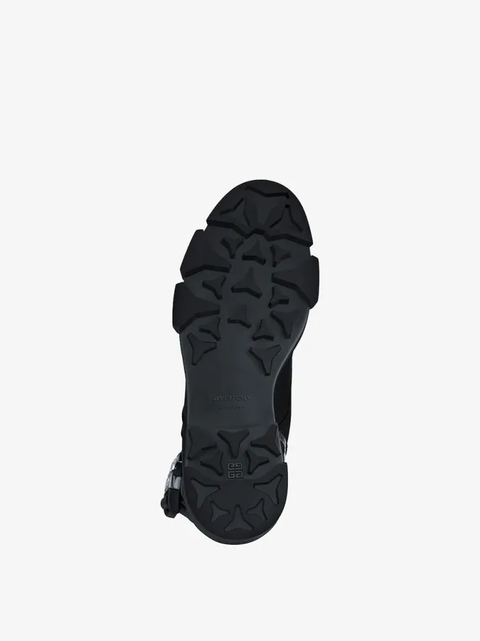 Men Boots and Loafers Givenchy Terra Boots In Leather With 4G Buckle Black Men Boots and Loafers Givenchy Terra Boots In Leather With 4G Buckle Black