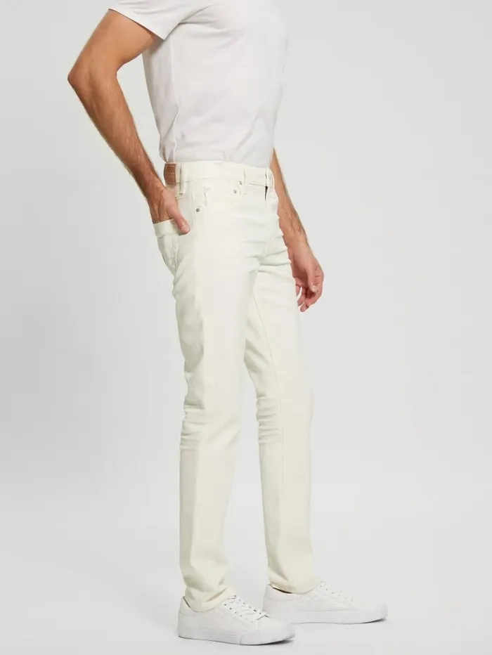 Men Coated Tapered Jeans London Fog Coated Jeans and Denim GUESS