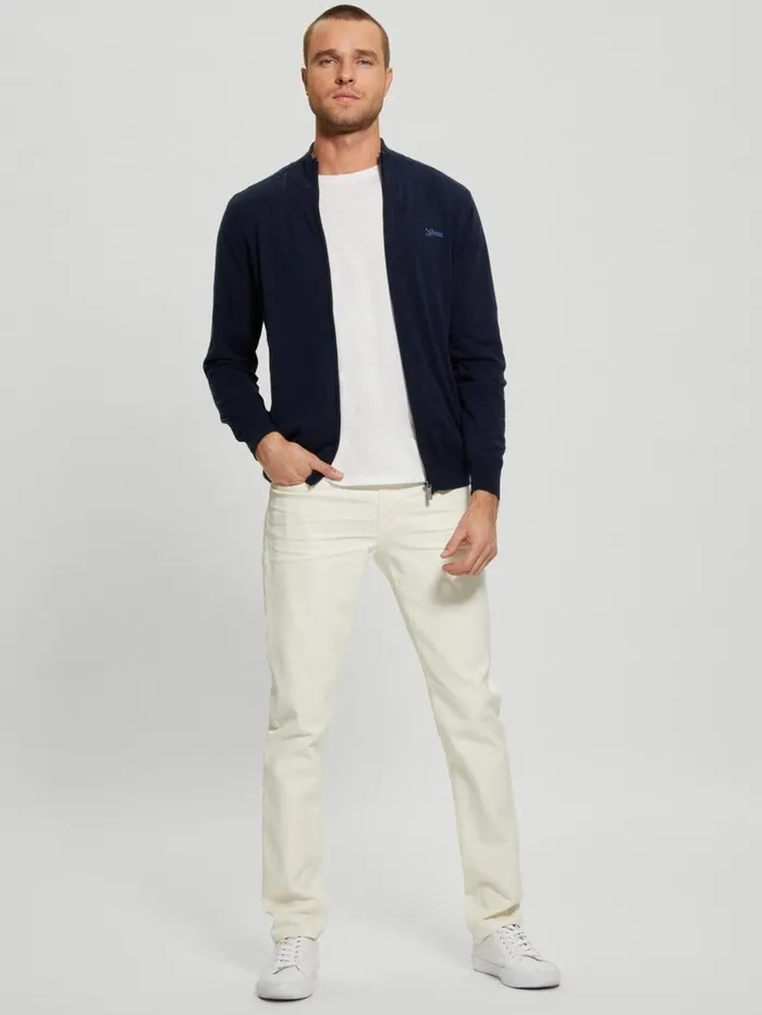Men Coated Tapered Jeans London Fog Coated Jeans and Denim GUESS
