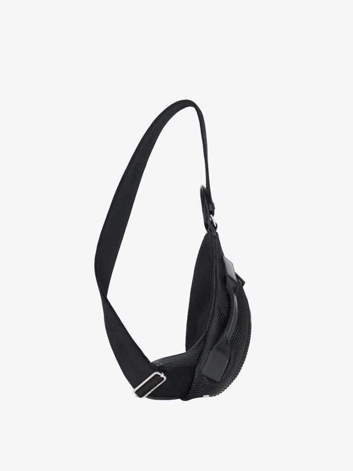 Men Crossbody Bags Givenchy Small GZip Triangle Bag In Mesh Black Men Crossbody Bags Givenchy Small GZip Triangle Bag In Mesh Black