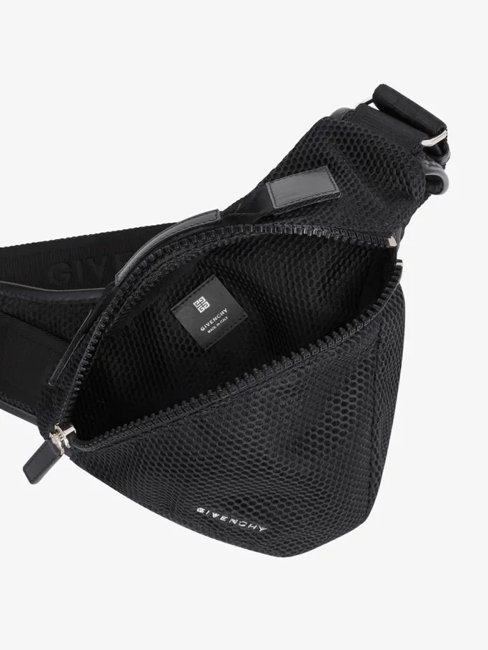 Men Crossbody Bags Givenchy Small GZip Triangle Bag In Mesh Black Men Crossbody Bags Givenchy Small GZip Triangle Bag In Mesh Black