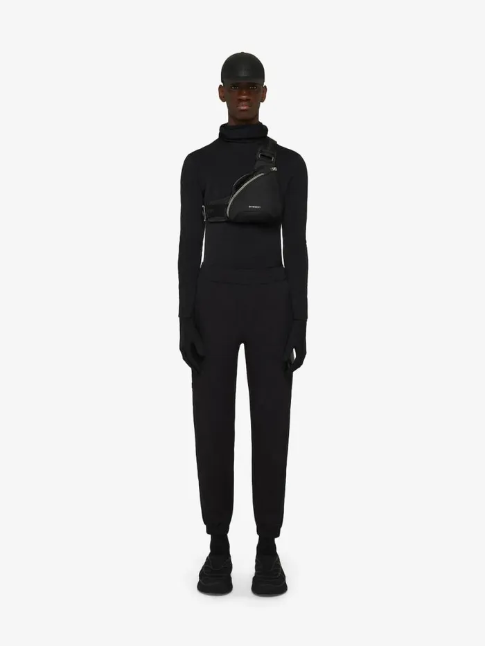 Men Crossbody Bags Givenchy Small GZip Triangle Bag In Nylon Black Men Crossbody Bags Givenchy Small GZip Triangle Bag In Nylon Black