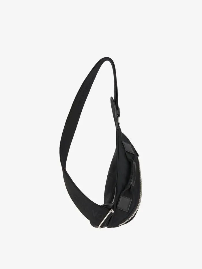Men Crossbody Bags Givenchy Small GZip Triangle Bag In Nylon Black Men Crossbody Bags Givenchy Small GZip Triangle Bag In Nylon Black