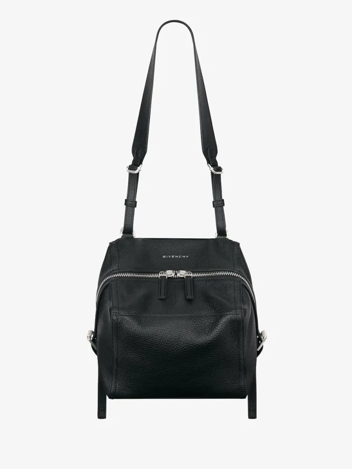 Men Crossbody Bags Givenchy Small Pandora Bag In Grained Leather Black