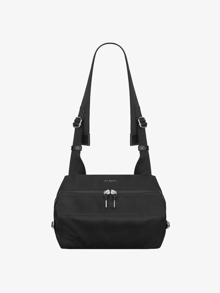 Men Crossbody Bags Givenchy Small Pandora Bag In Nylon Black