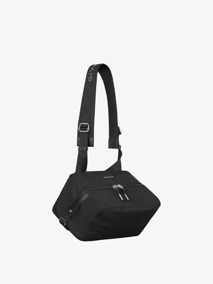 Men Crossbody Bags Givenchy Small Pandora Bag In Nylon Black Men Crossbody Bags Givenchy Small Pandora Bag In Nylon Black