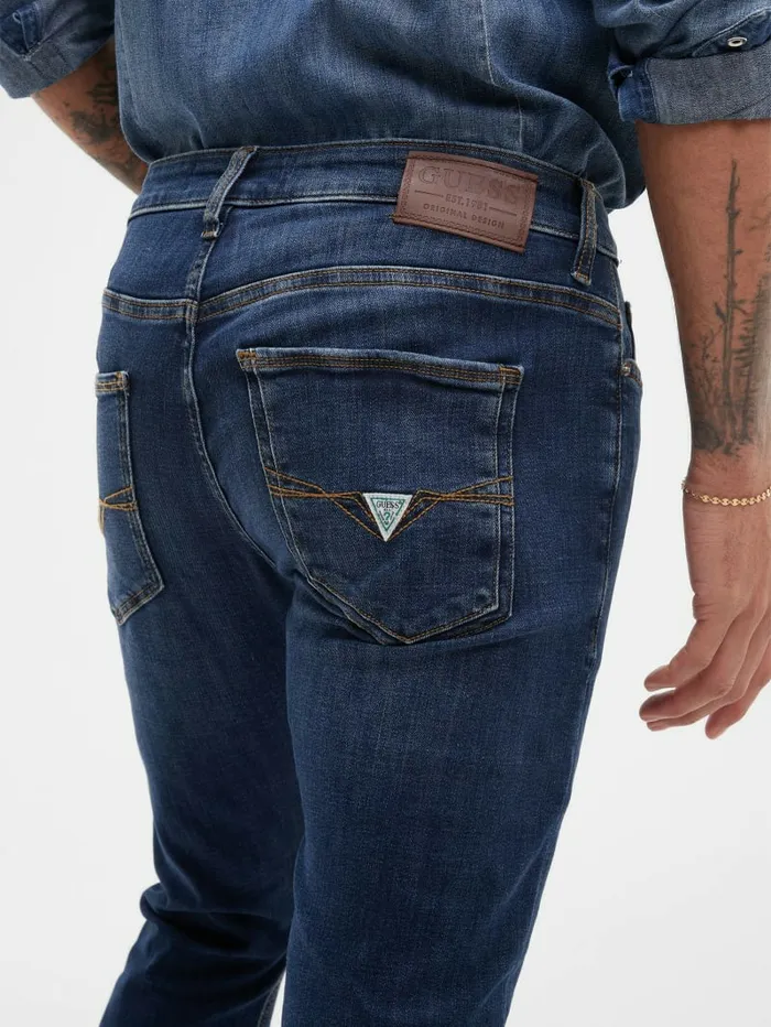 Men Faded Skinny Jeans Olvera Wash Jeans and Denim GUESS Men Faded Skinny Jeans Olvera Wash Jeans and Denim GUESS