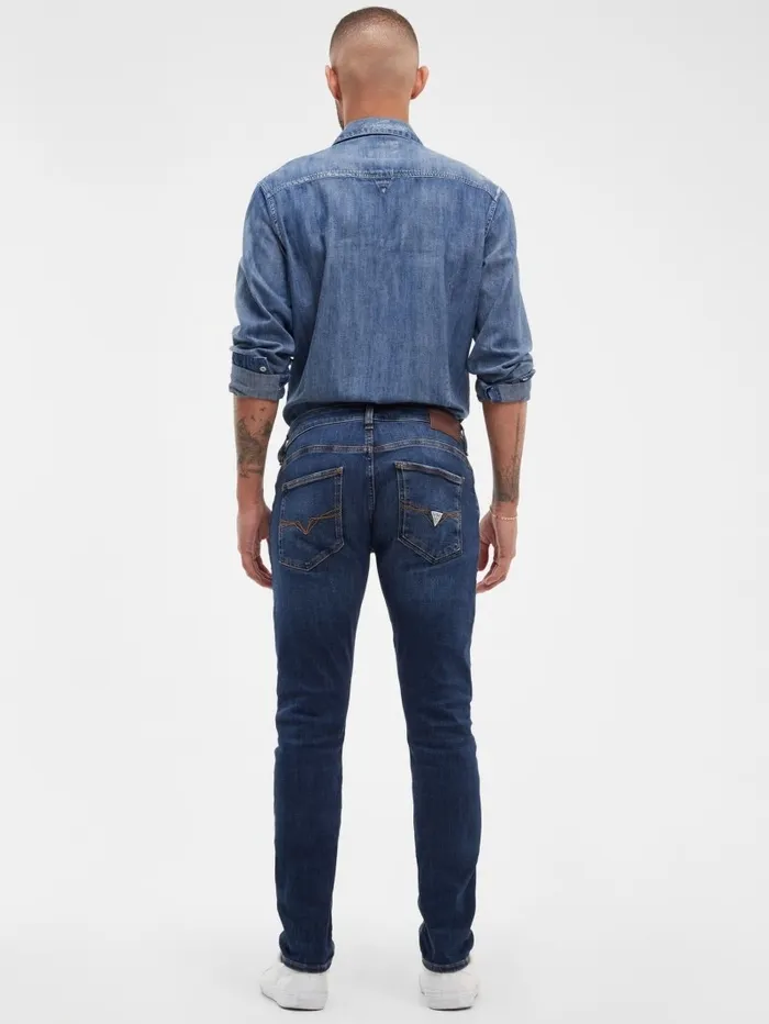 Men Faded Skinny Jeans Olvera Wash Jeans and Denim GUESS Men Faded Skinny Jeans Olvera Wash Jeans and Denim GUESS