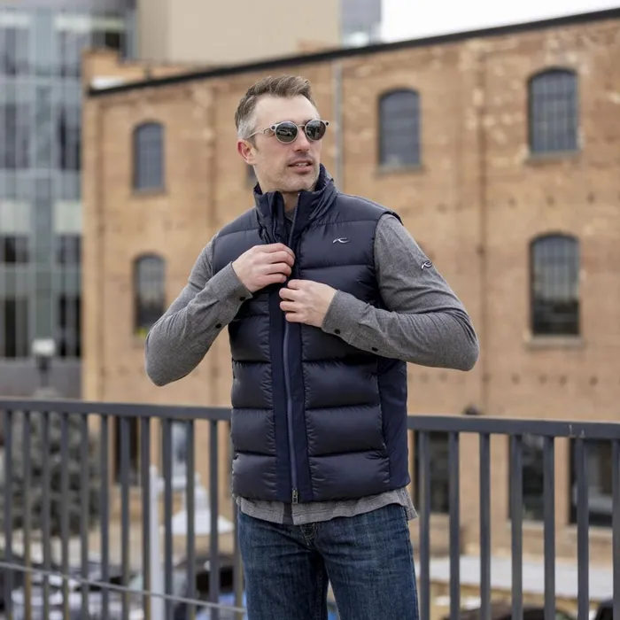 Men FRX Blackcomb Vest Deep Space KJUS Jackets and Vests