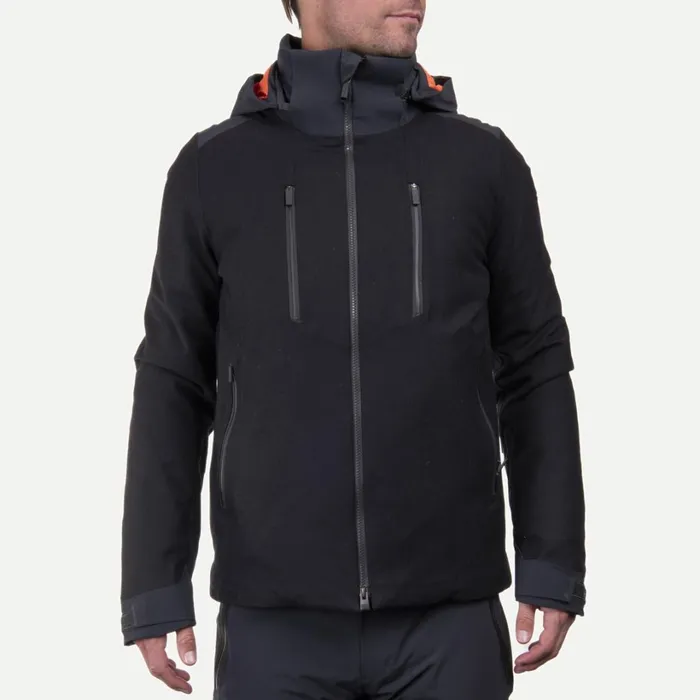 Men Glacier Jacket 8211 Down Ski Jacket Black KJUS Jackets and Vests